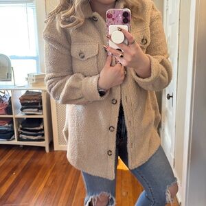 💛 Bagatelle Sherpa Style Shacket